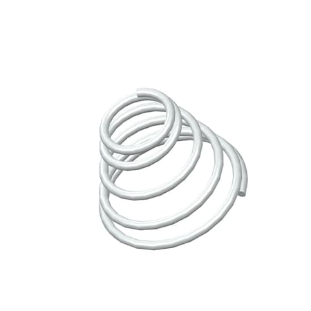 Approved Vendor Taper Spring, Lo= 0.375 , So= 0.187 , W= 0.022 G509989629